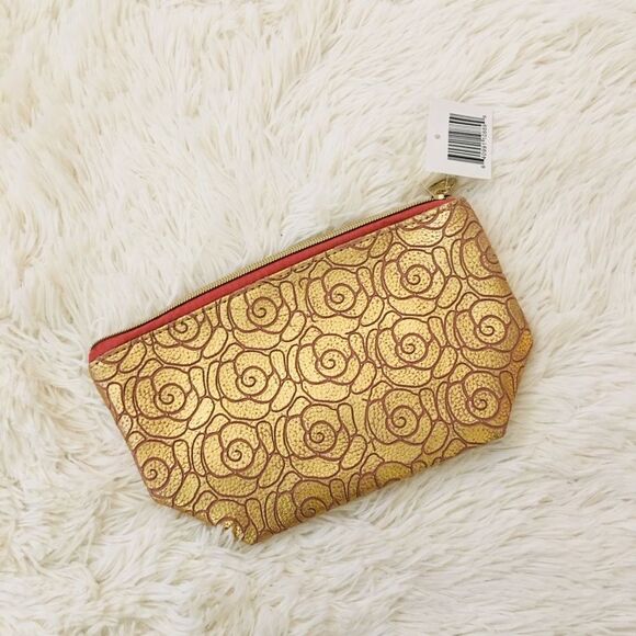 💄Gold Zippered Cosmetic & Makeup Pouch 💄 - Picture 5 of 9